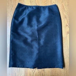 6 petite black pencil skirt